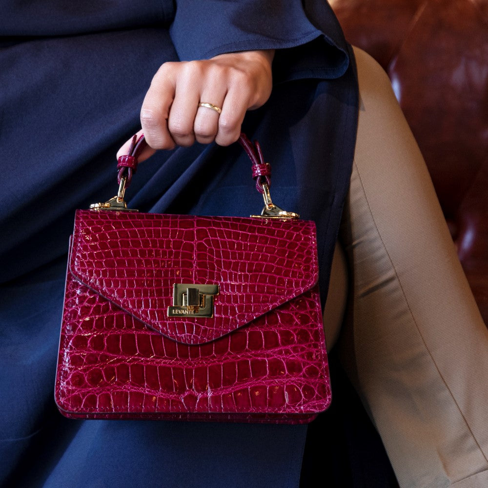 Cherry Red- Classic Crocodile