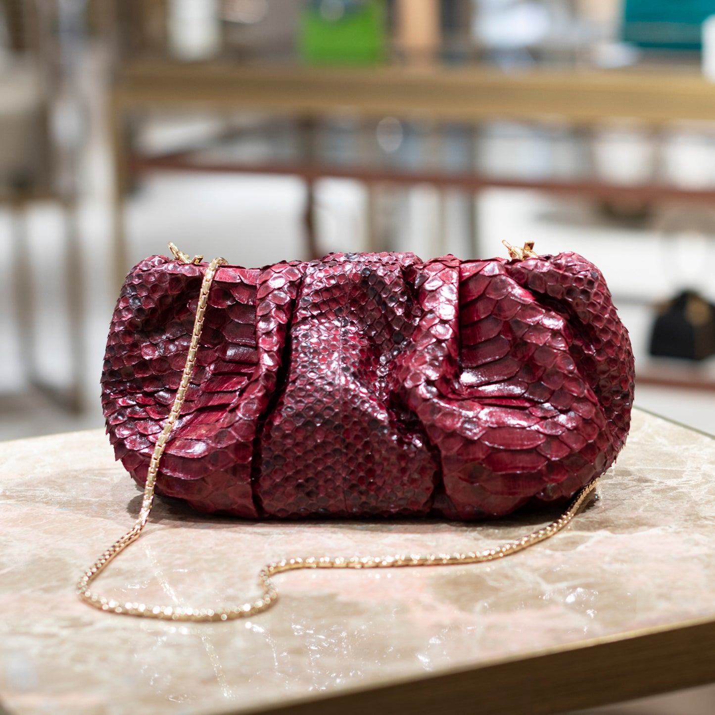 Crimson Red - Pouch Python