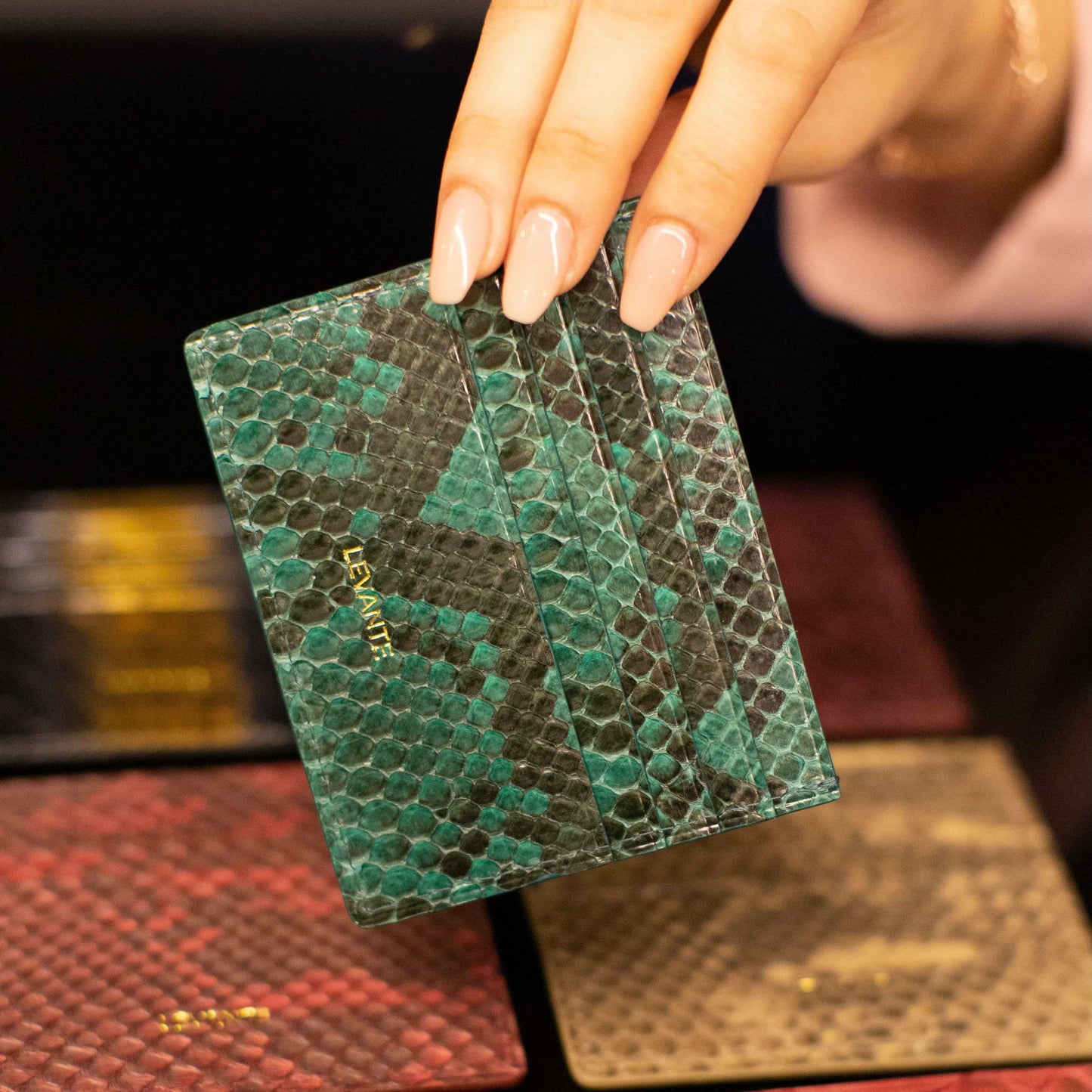 Jade Green - Card Holder Python