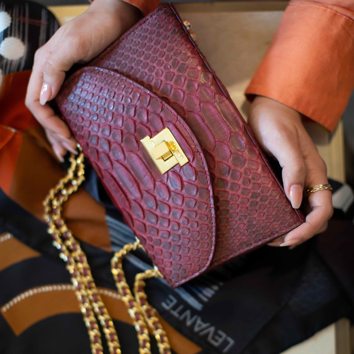Maroon- Clutch Python