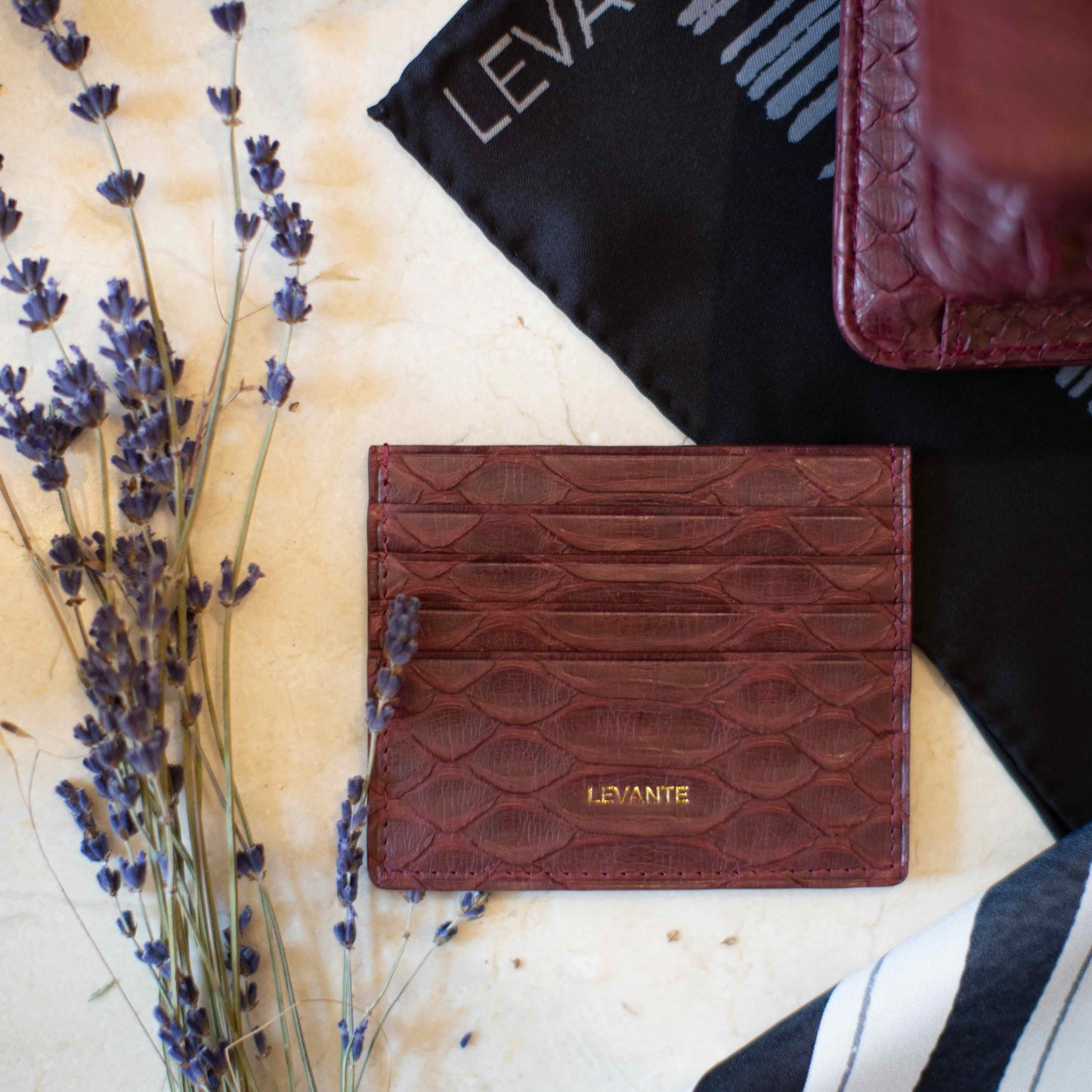 Burnt Red - Card Holder Python