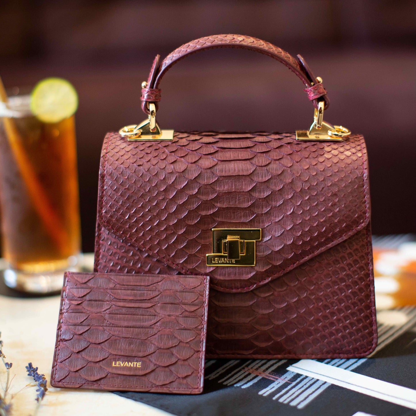 Burnt Red - Card Holder Python