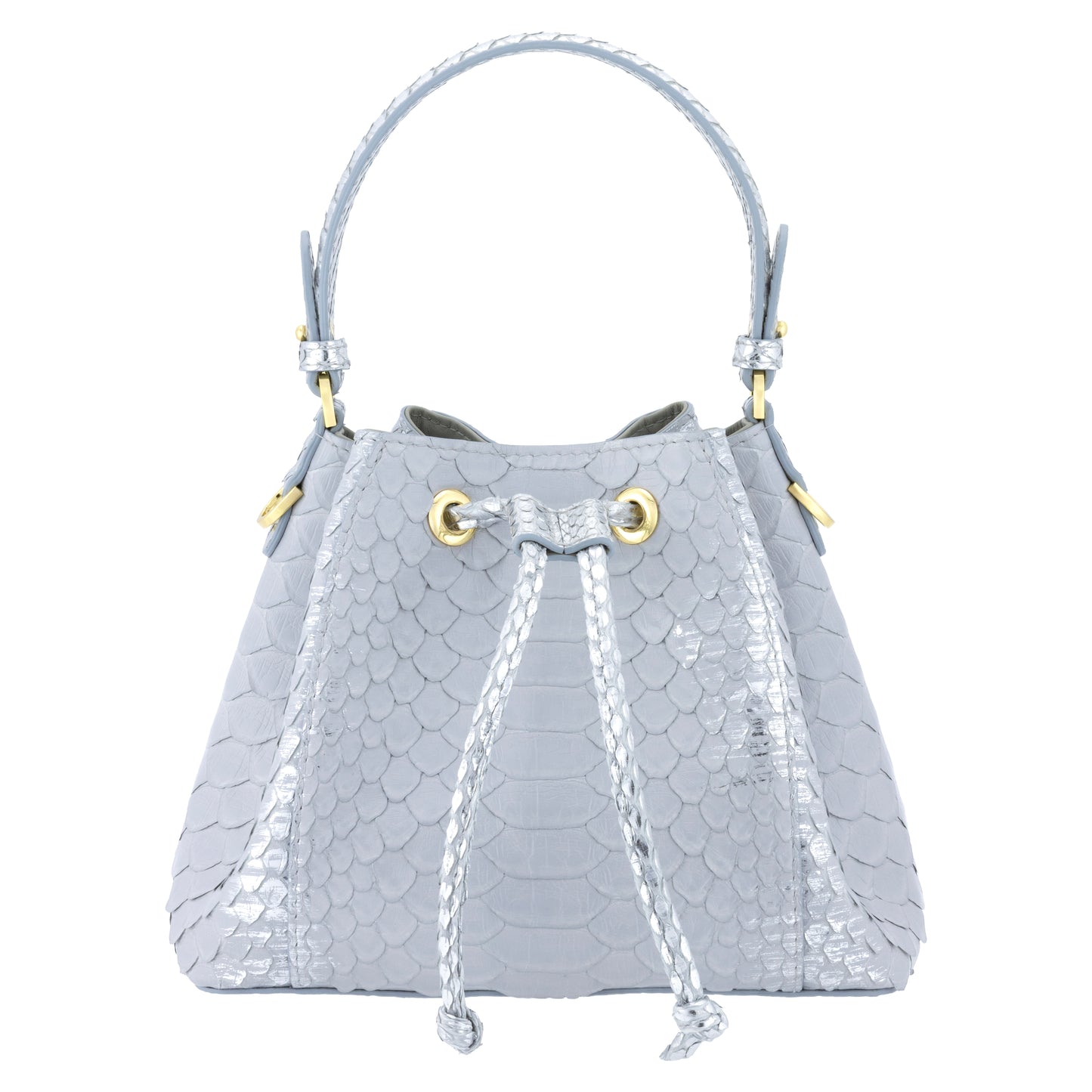 Tresor Gris - Bucket Bag Python