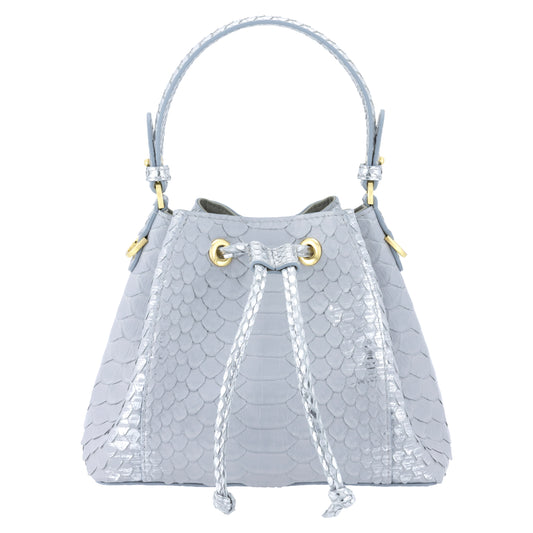 Tresor Gris - Bucket Bag Python