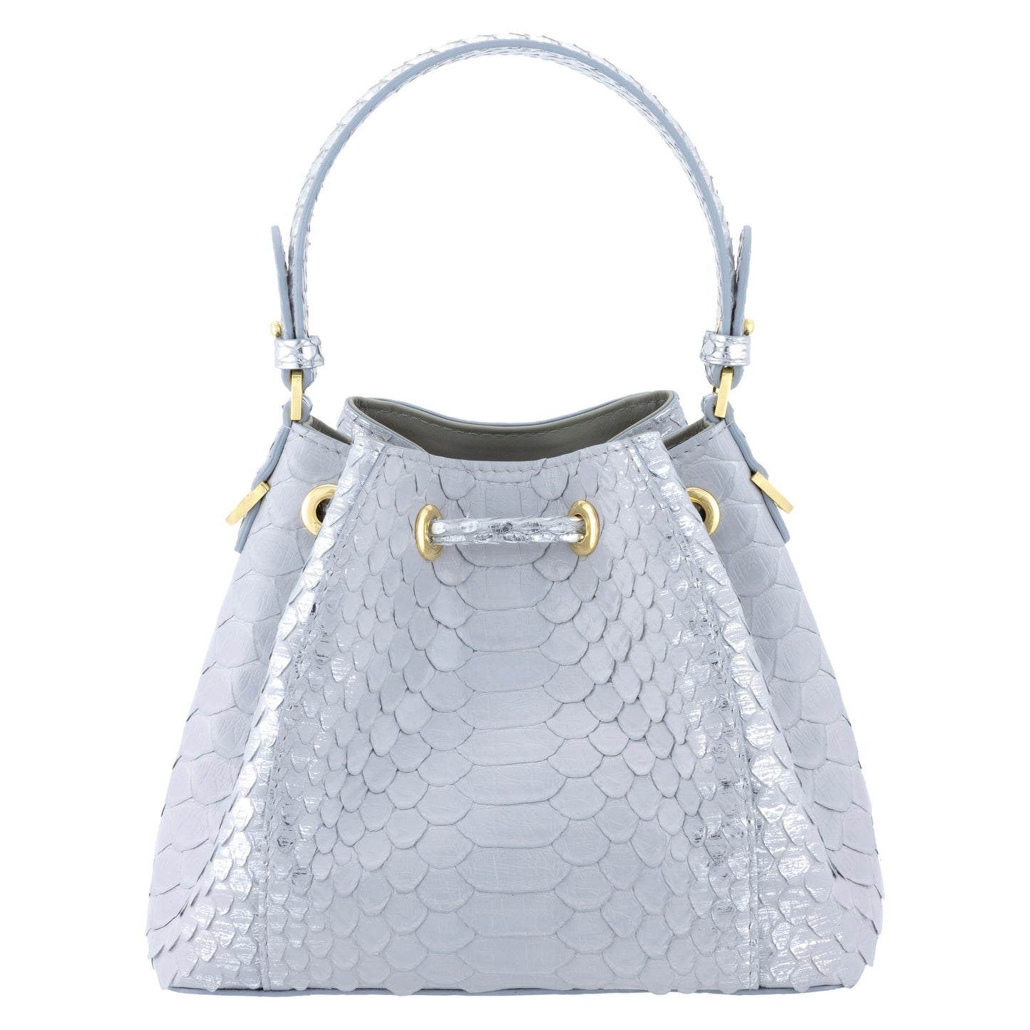 Tresor Gris - Bucket Bag Python