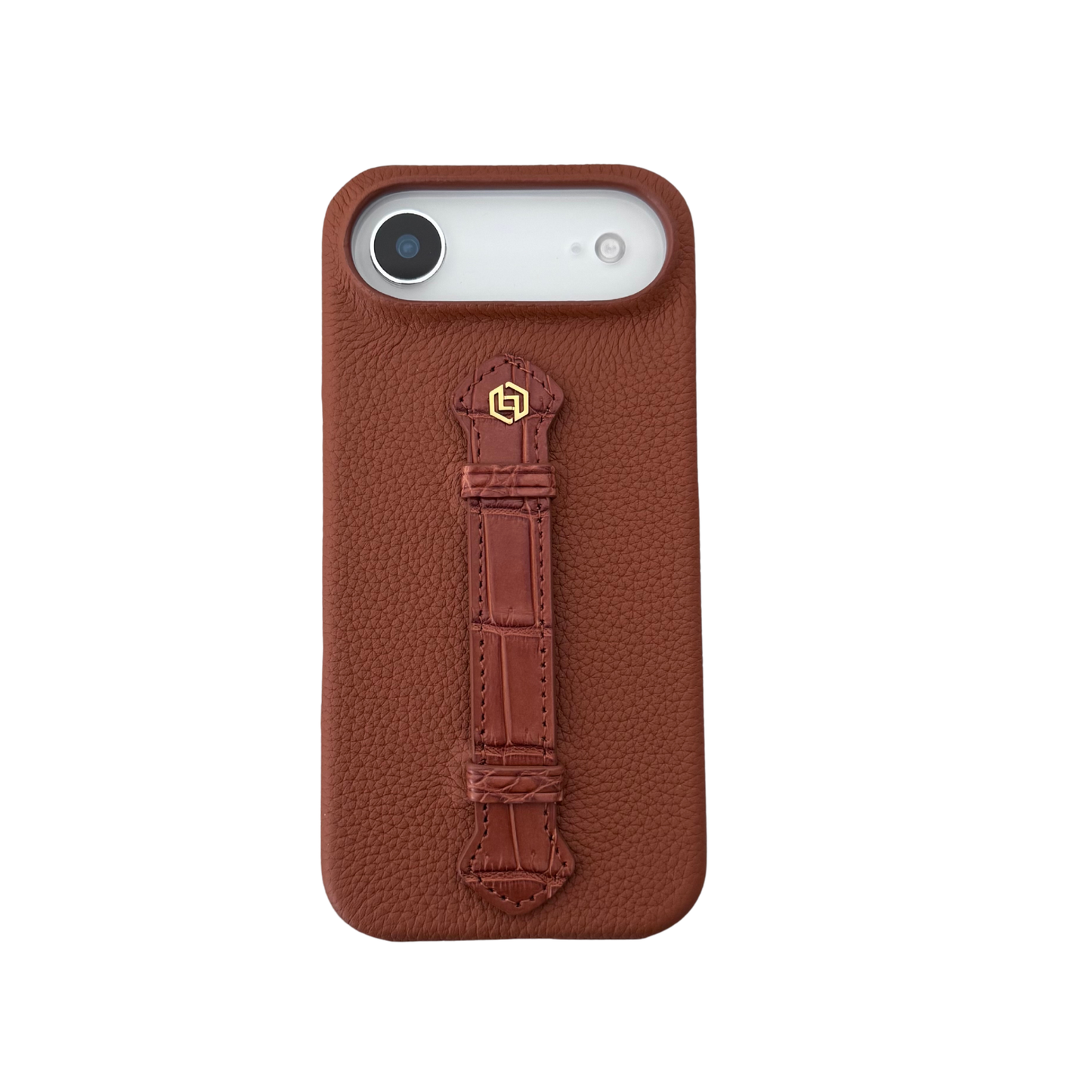 Tan togo with croco middle strap Brown - iPhone 17 air