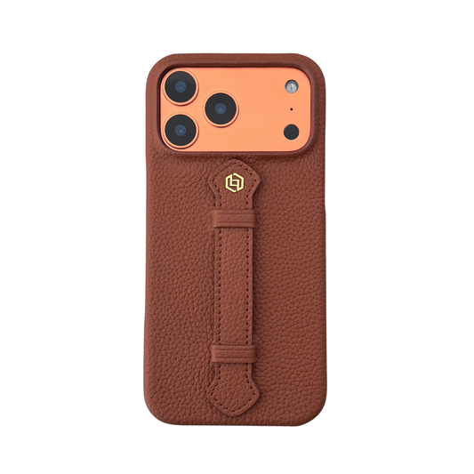 Tan togo with middle strap - iPhone 17 pro max