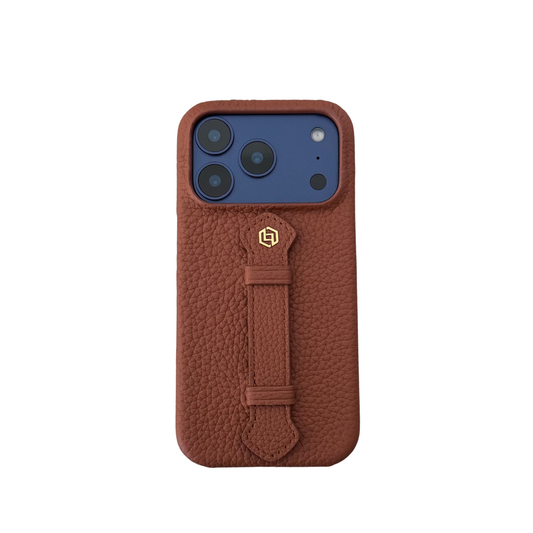 Tan togo with middle strap - iPhone 17 pro