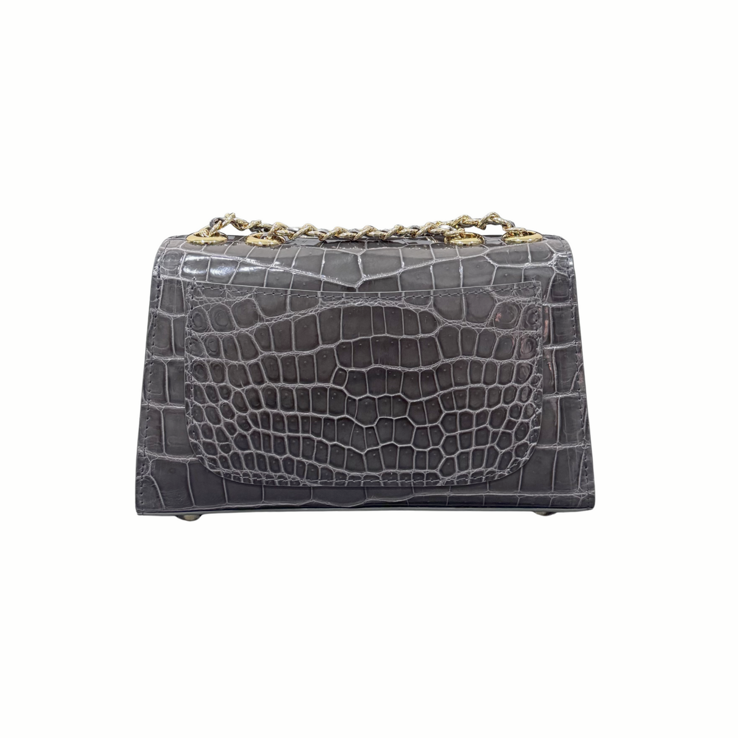 Charcoal Grey - Clutch Crocodile (NEW ARRIVAL)
