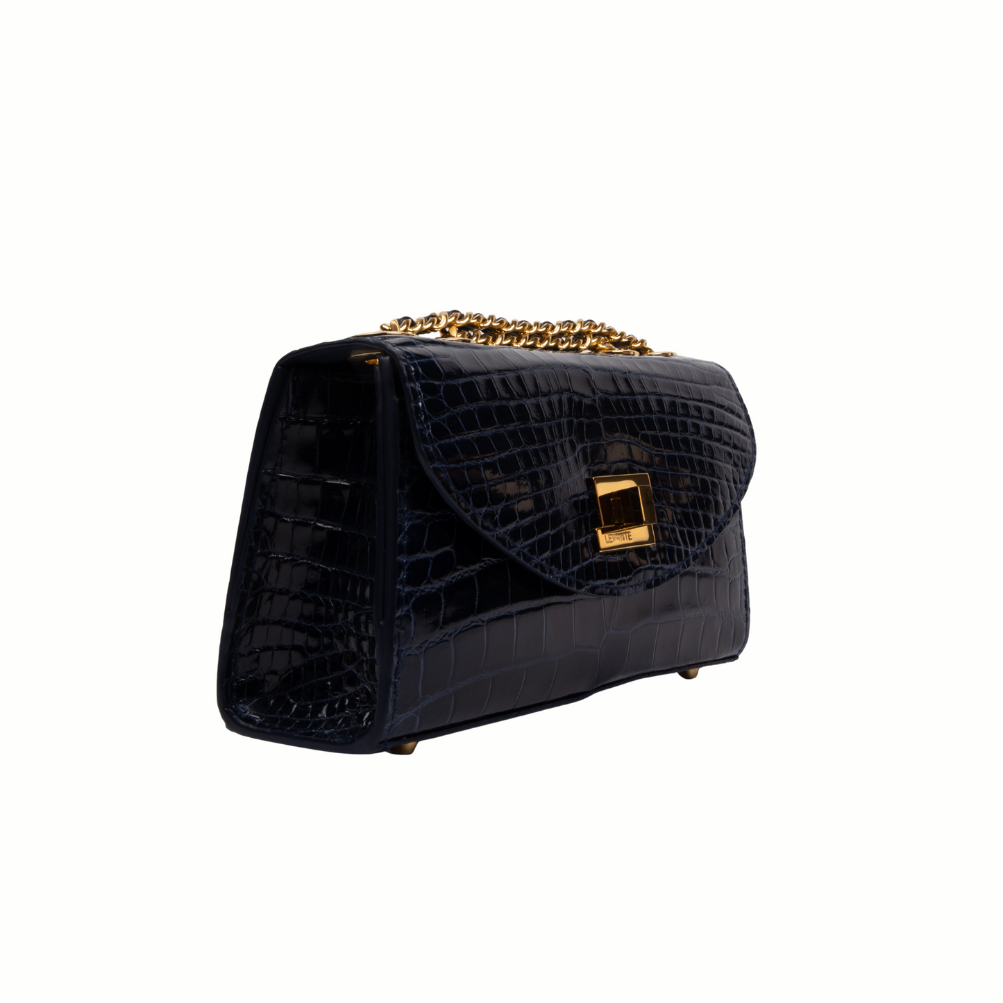 Navy Blue - Clutch Crocodile