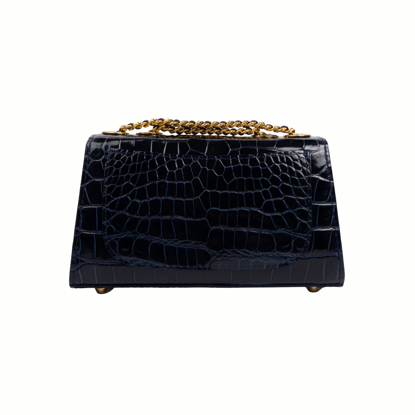 Navy Blue - Clutch Crocodile