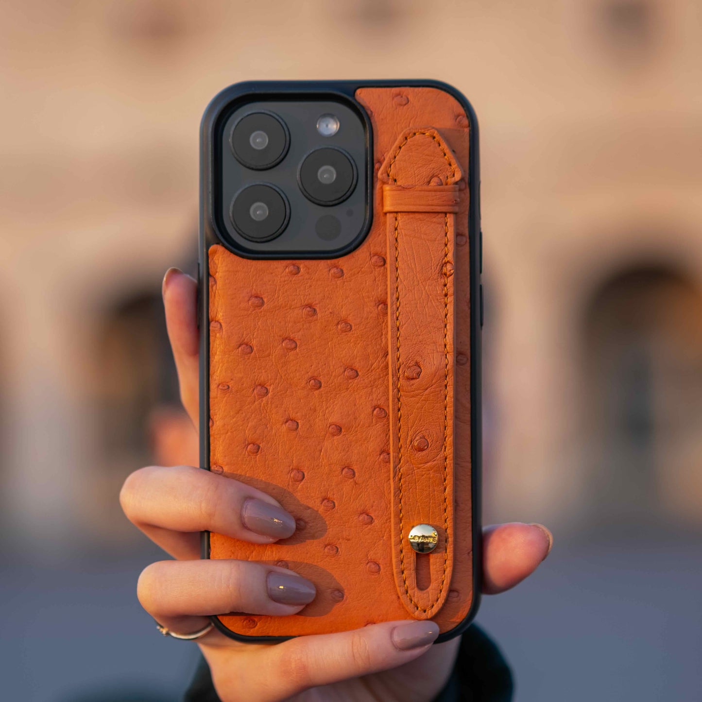 Tangerine - iPhone 14 pro mobile case Ostrich