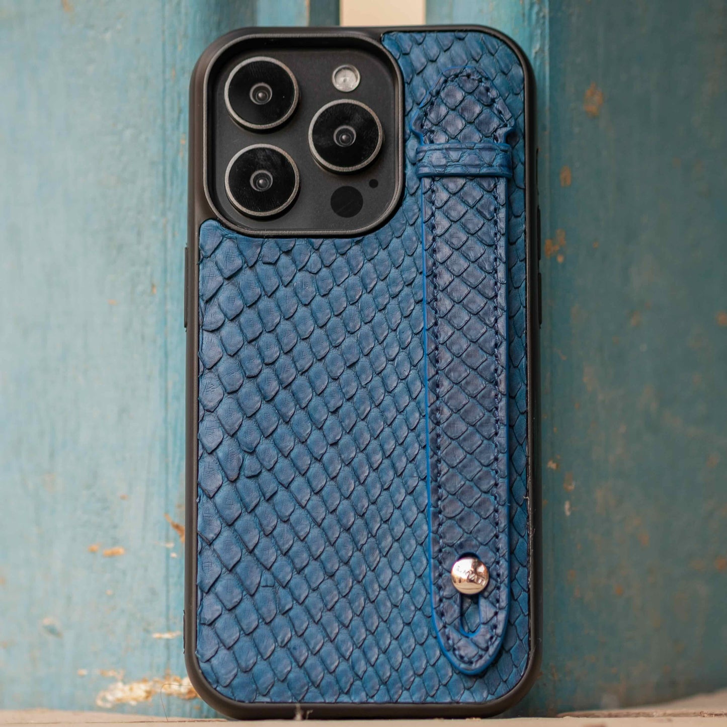 Blue - iPhone 14 pro max mobile case Python