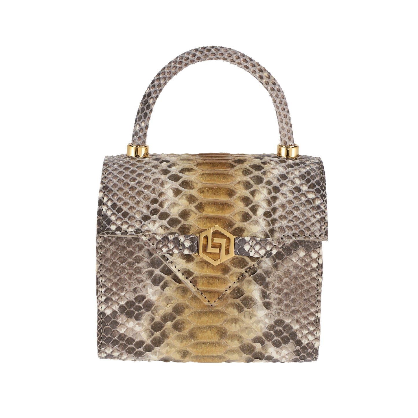 Natural Beige - Micro Bag Python