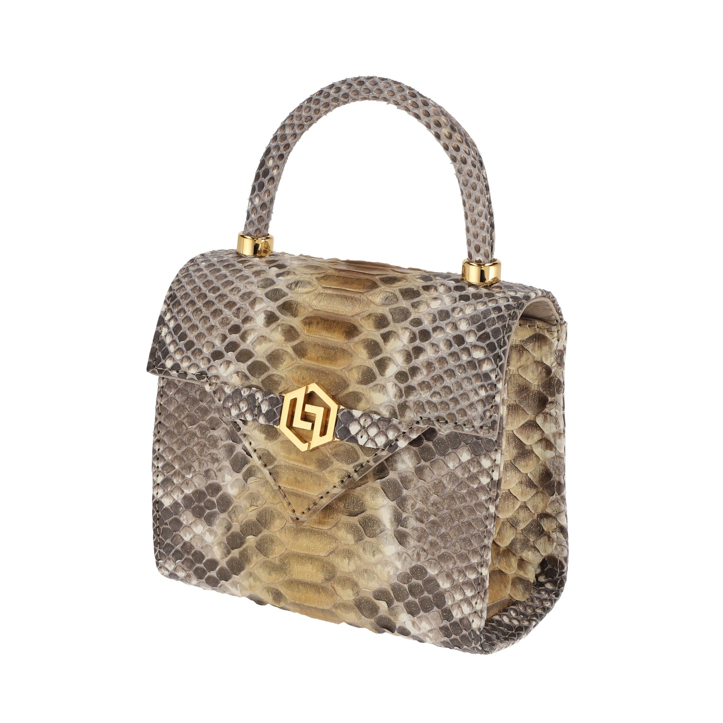 Natural Beige - Micro Bag Python