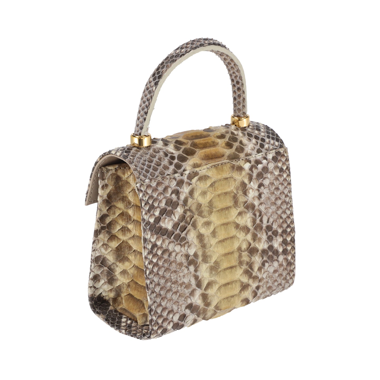 Natural Beige - Micro Bag Python