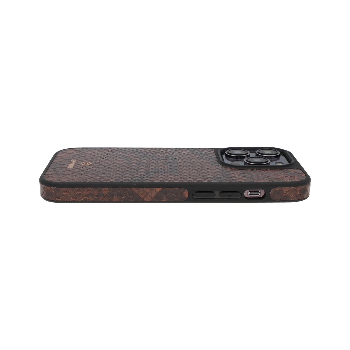 Brown - iPhone 14 pro mobile case Python