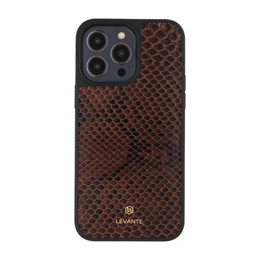 Brown - iPhone 14 pro max mobile case Python