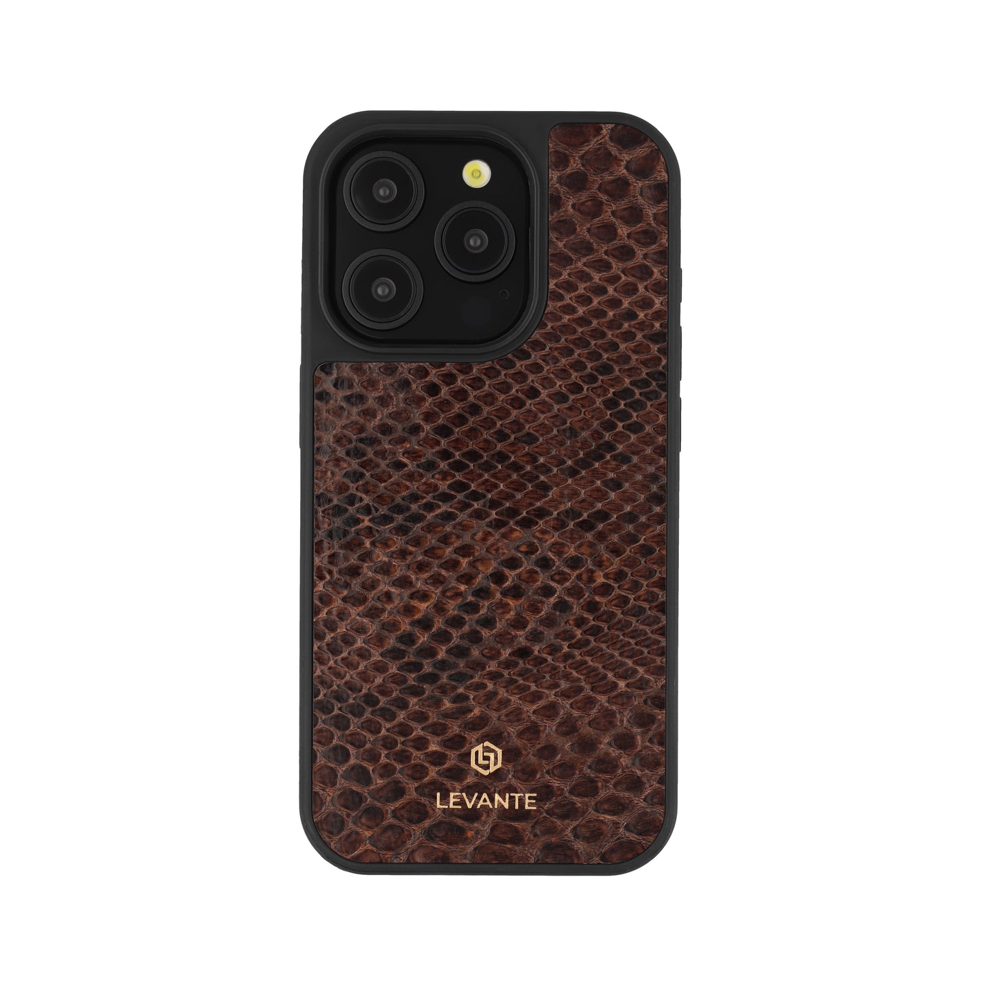 Brown - iPhone 15 pro mobile case Python