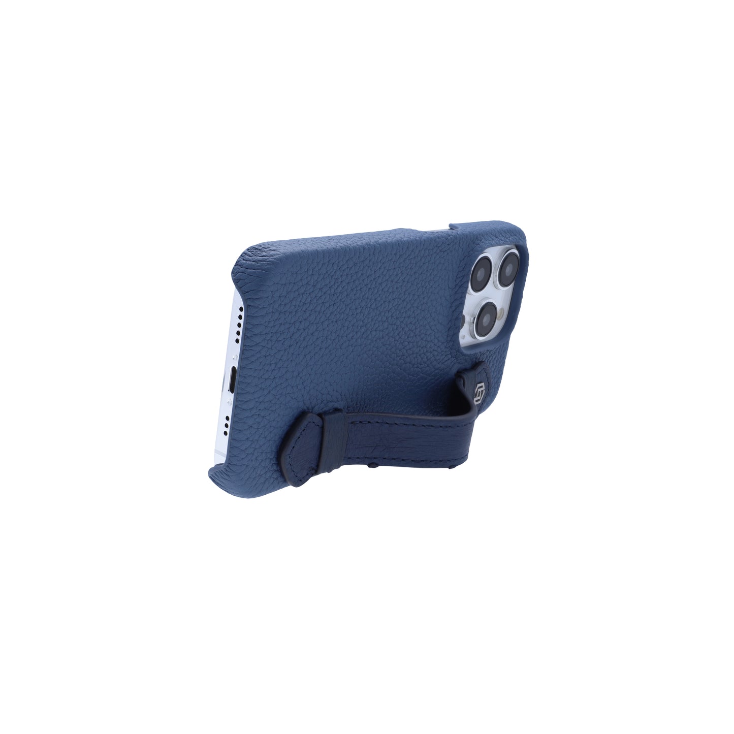 Blue with ostrich side strap Blue - iPhone 14 pro