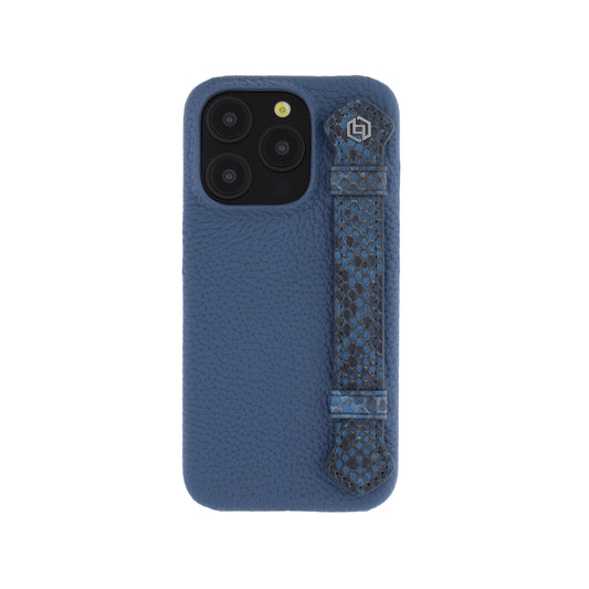 Blue with python side strap Blue - iPhone 15 pro