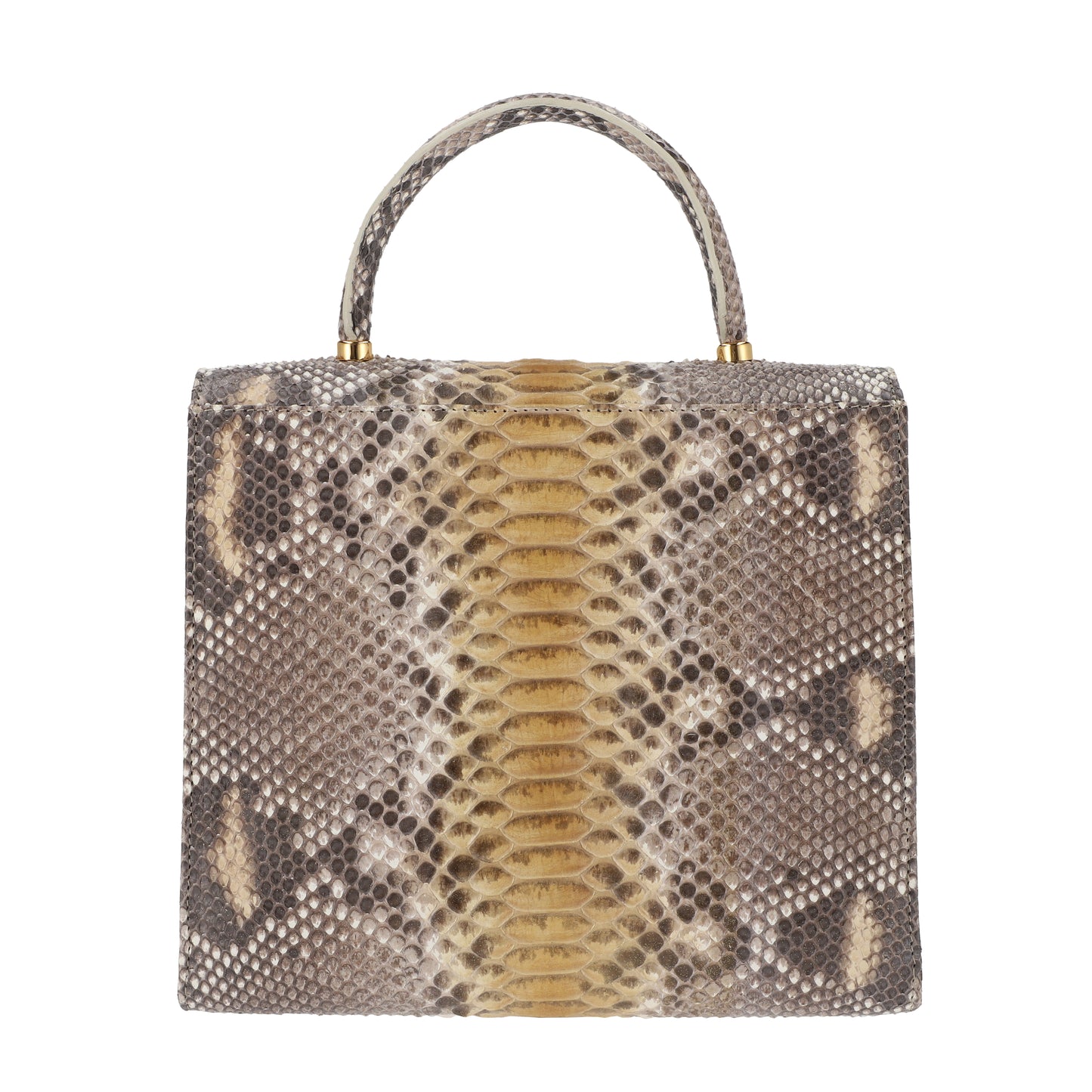 Natural Beige - Medium Bag Python