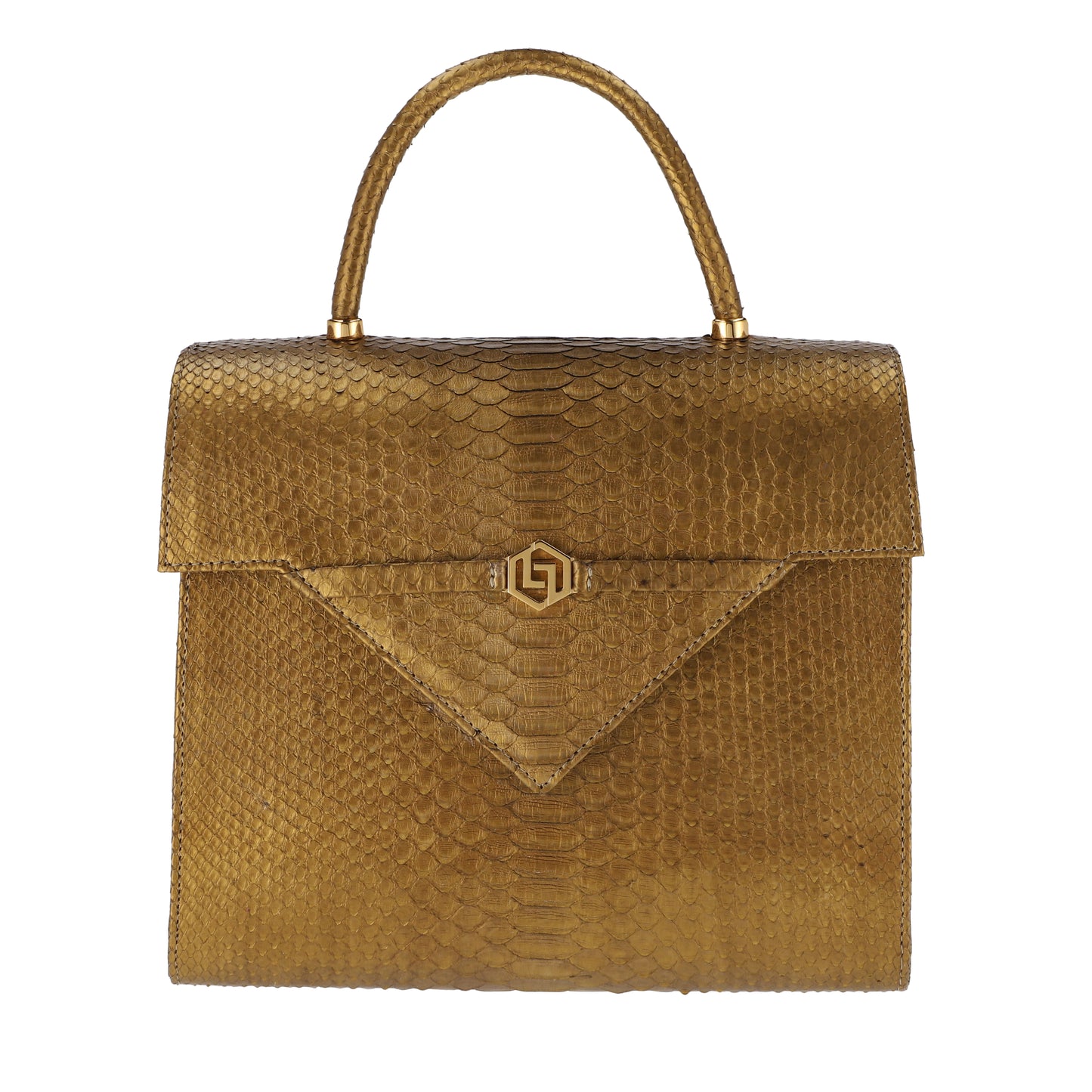 Pure Gold - Medium Bag Python