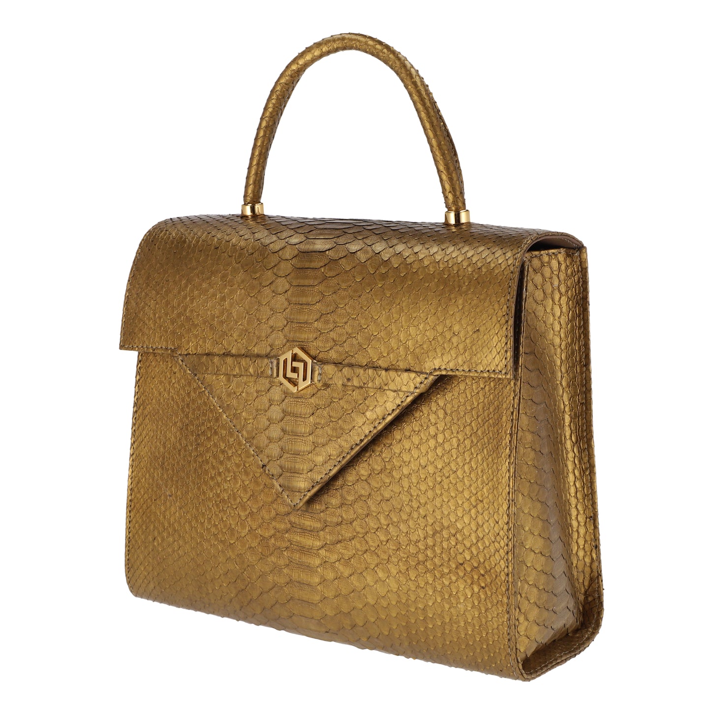 Pure Gold - Medium Bag Python