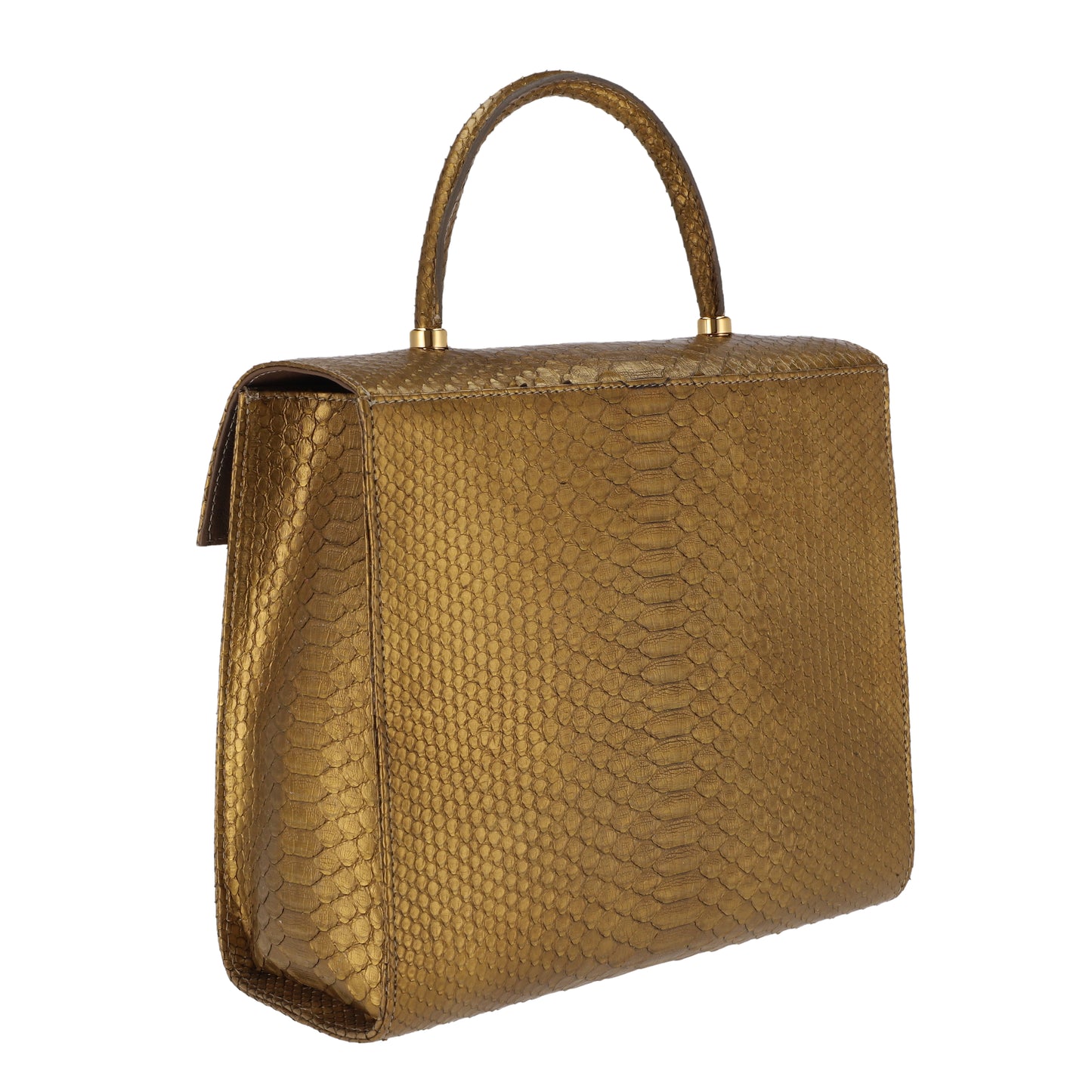 Pure Gold - Medium Bag Python