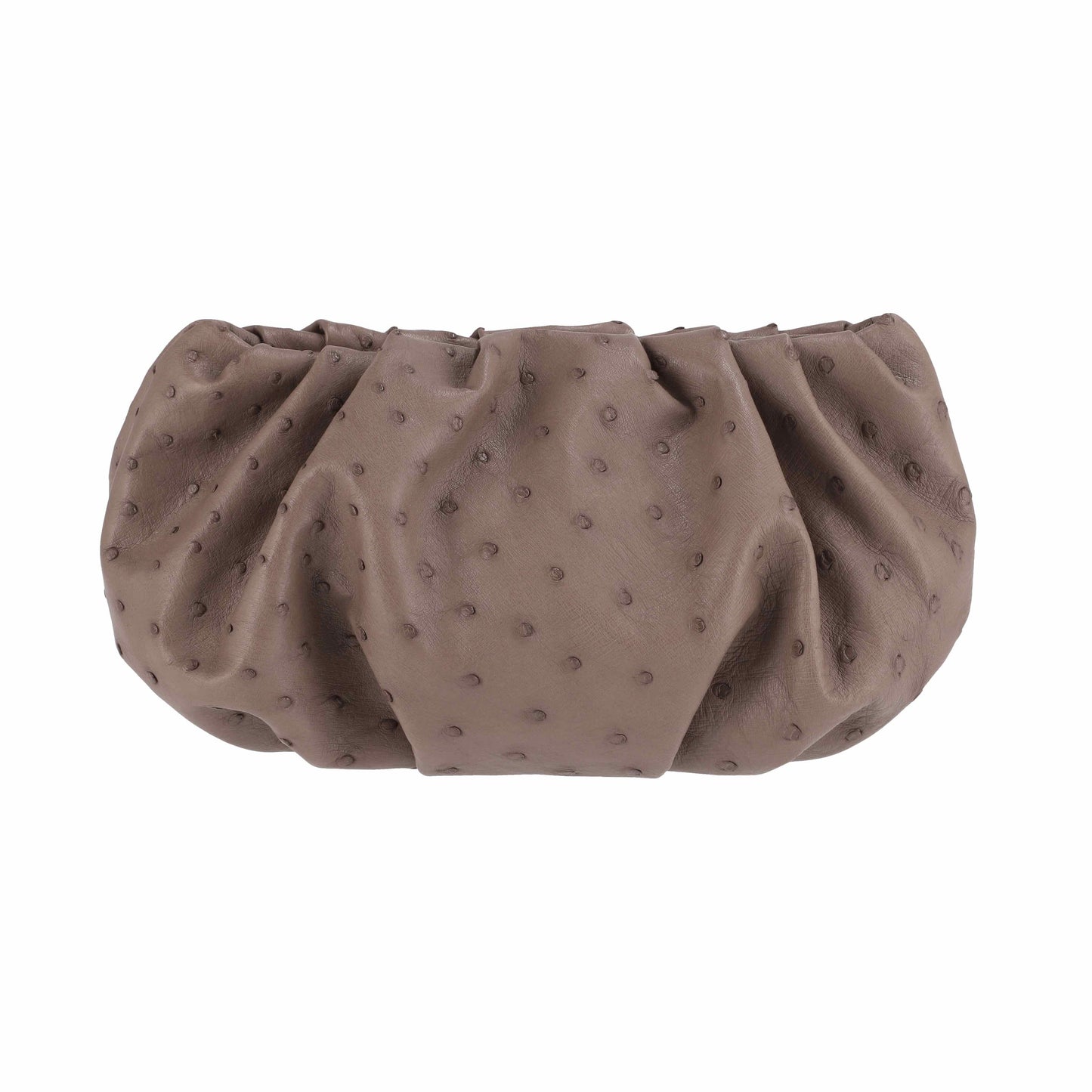 Taupe - Pouch Ostrich