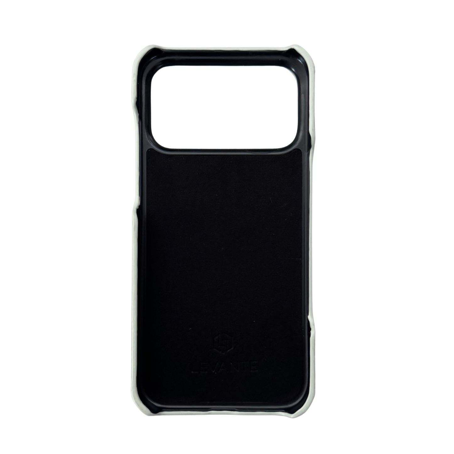 Crystal Grey togo with python middle strap Beige - iPhone 17 pro max