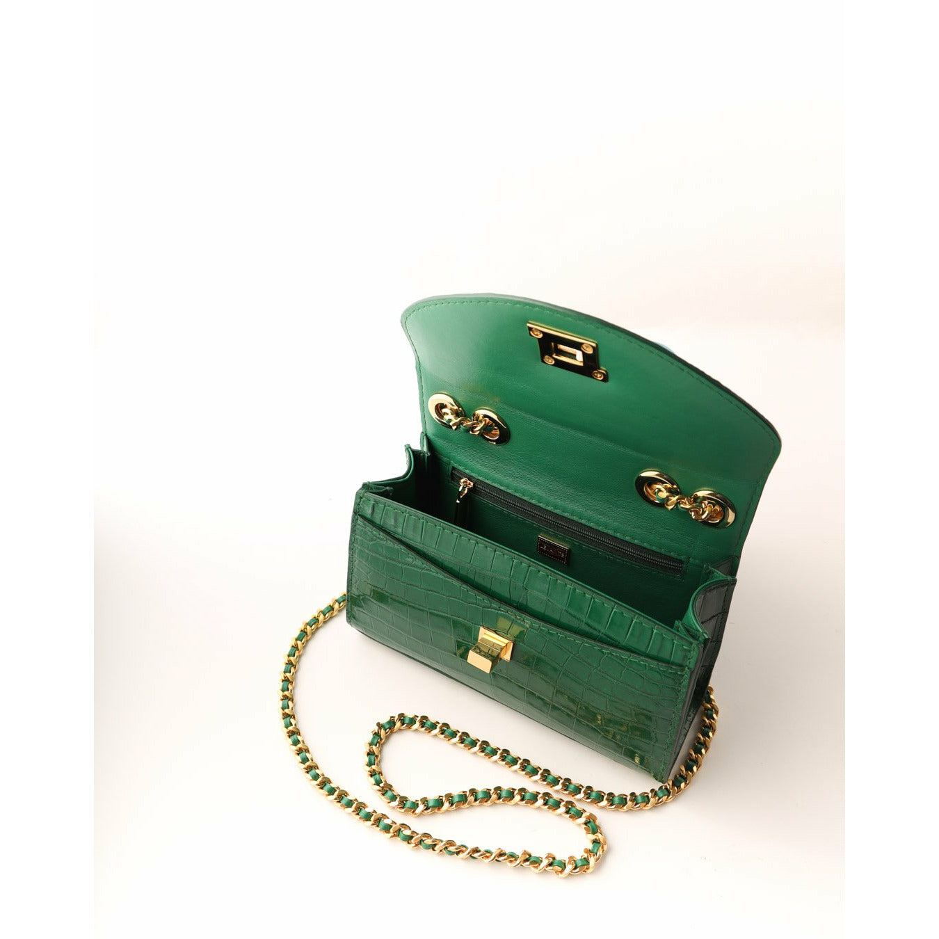 Bright Green - Clutch Crocodile